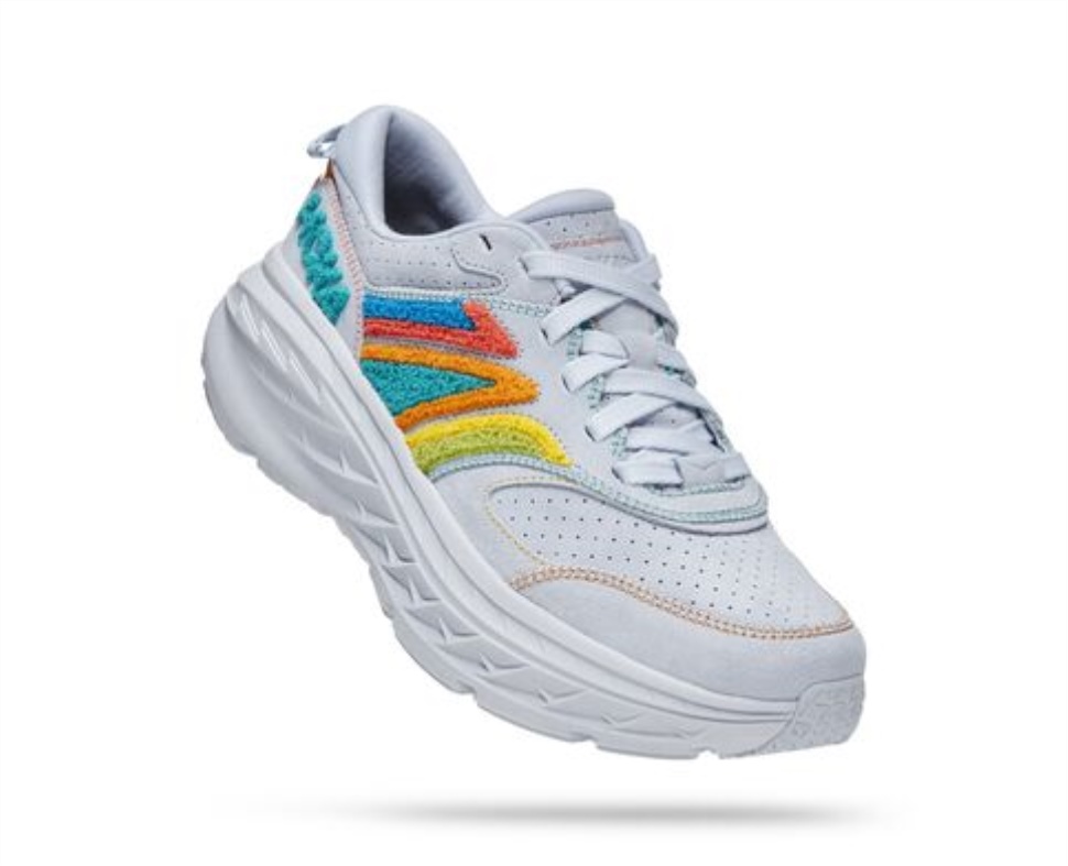 Hoka Bondi L Broderie Glace Arctique Atlantis