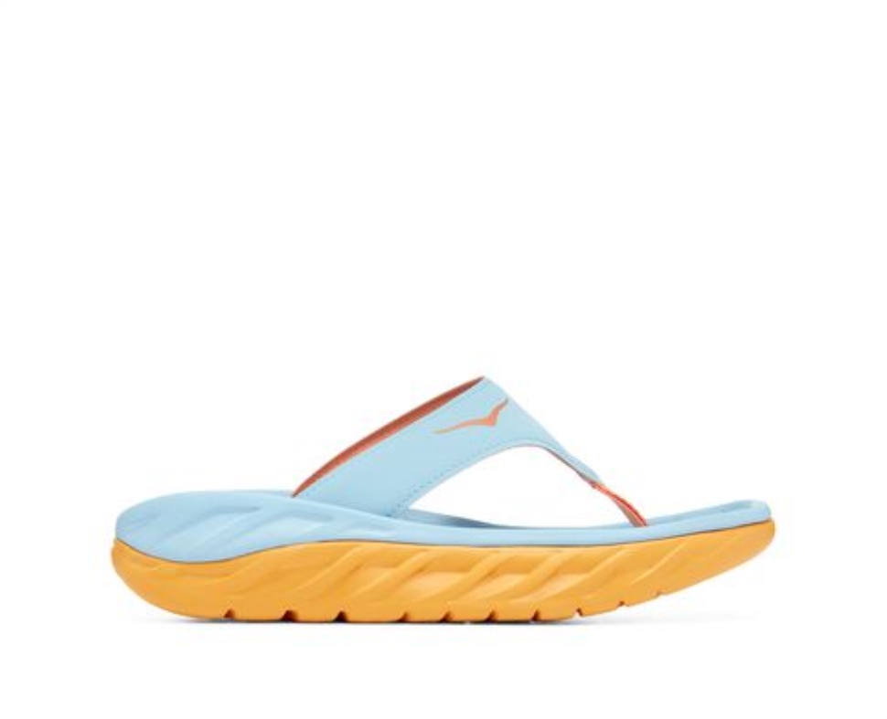 Ora Recovery Flip Hoka Summer Song Ambre Jaune
