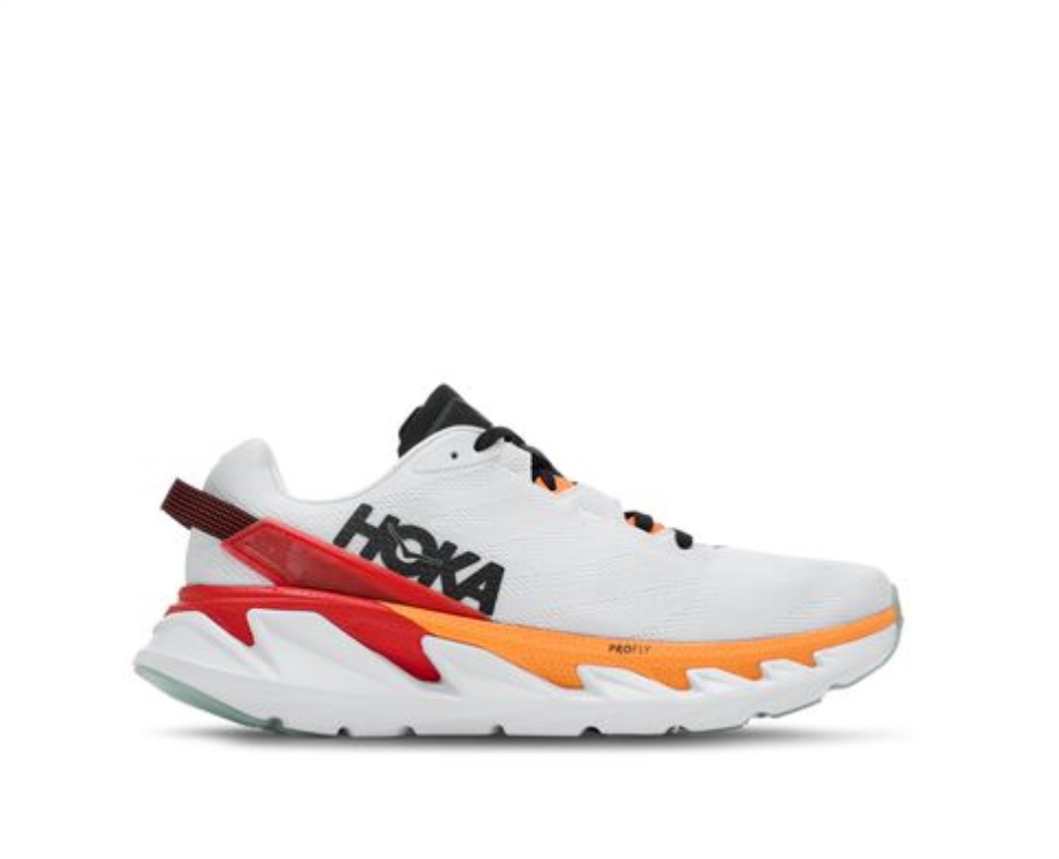 Elevon 2 Hoka Blanc Orange Flamboyant