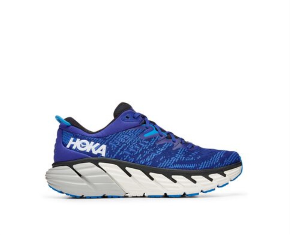 Hoka Gaviota 4 Bleu Bleuté Graphite