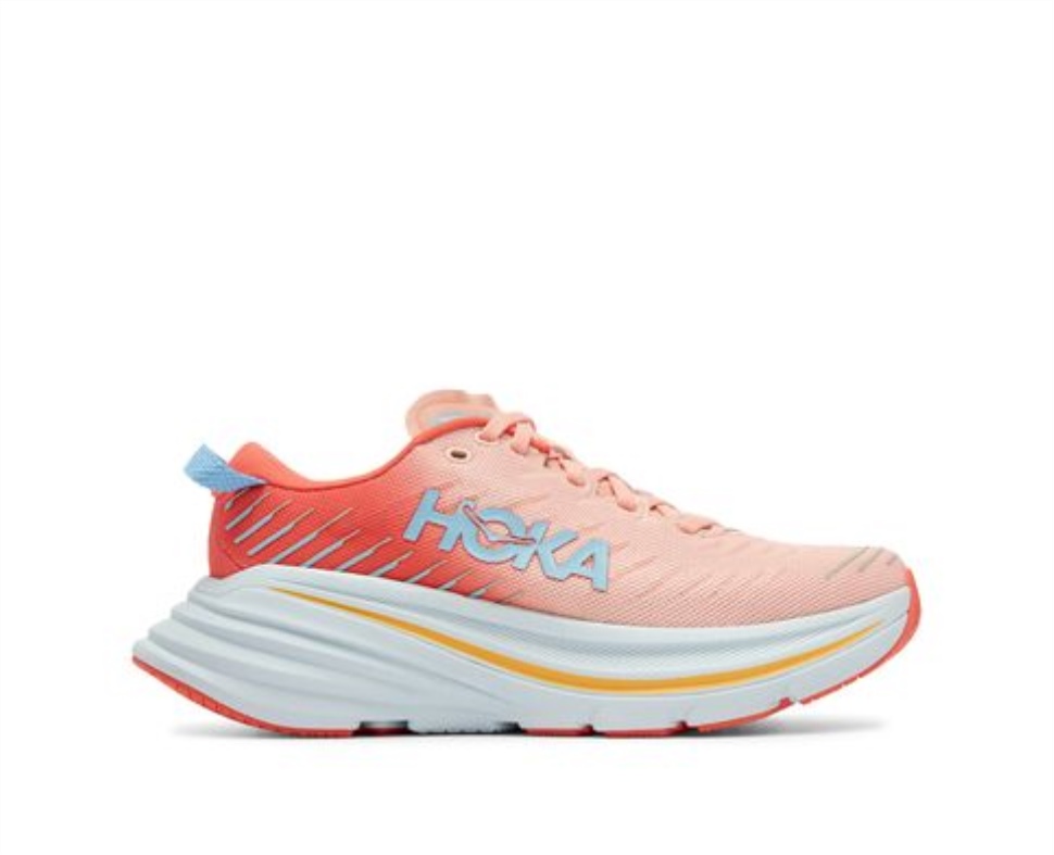 Hoka Bondi X Parfait Pêche Camélia