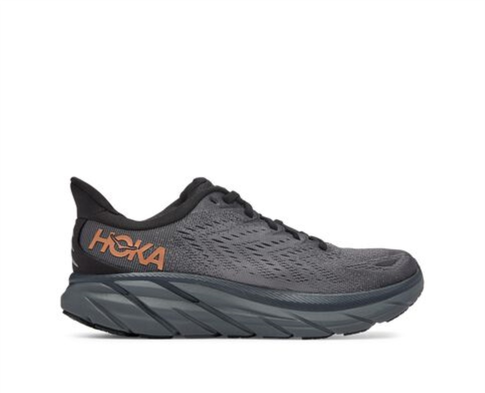 Clifton 8 Hoka Cuivre Anthracite