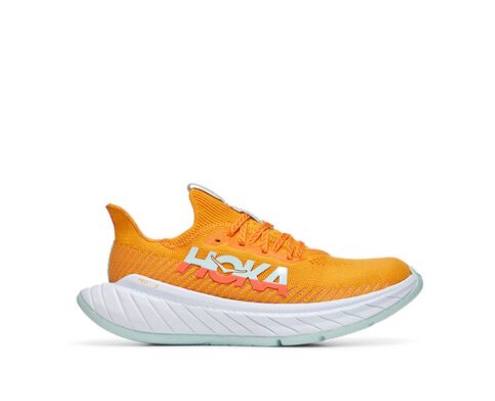 Carbone X 3 Hoka Radiant Jaune
