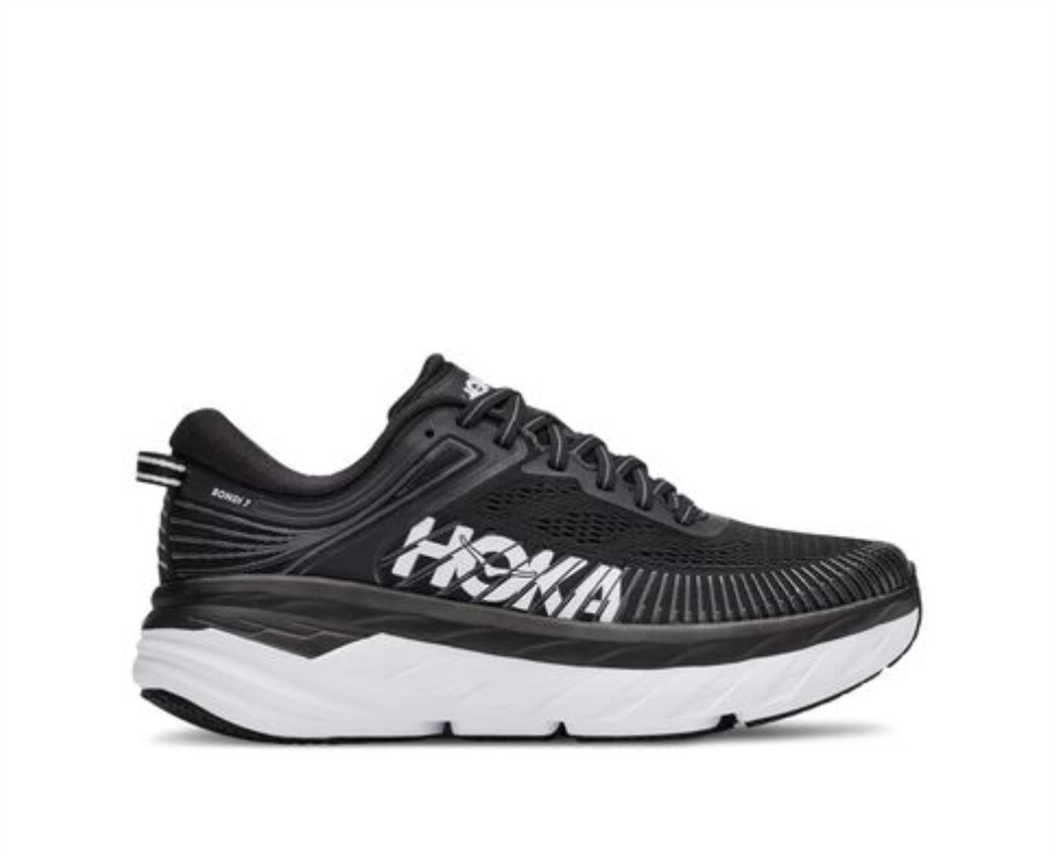 Hoka Bondi 7 Noir Blanc